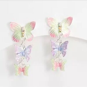 Kirks Folly Butterfly Earrings
